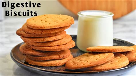 Digestive Biscuit Recipe No Added Sugar Healthy Cookie Recipe Quick And Easy Youtube