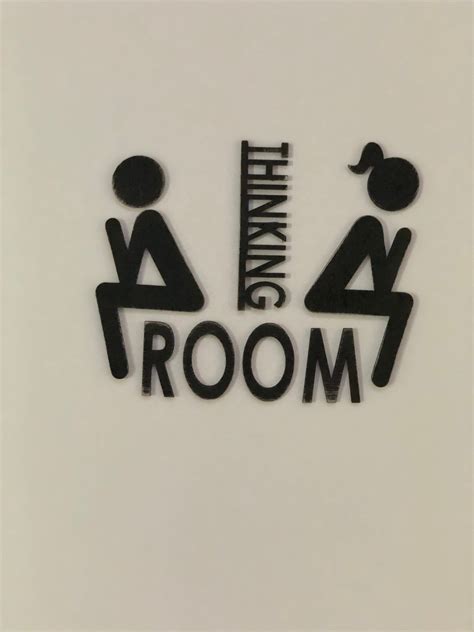 Funny Bathroom Sign Restroom Sign Unique Decor Bathroom Etsy