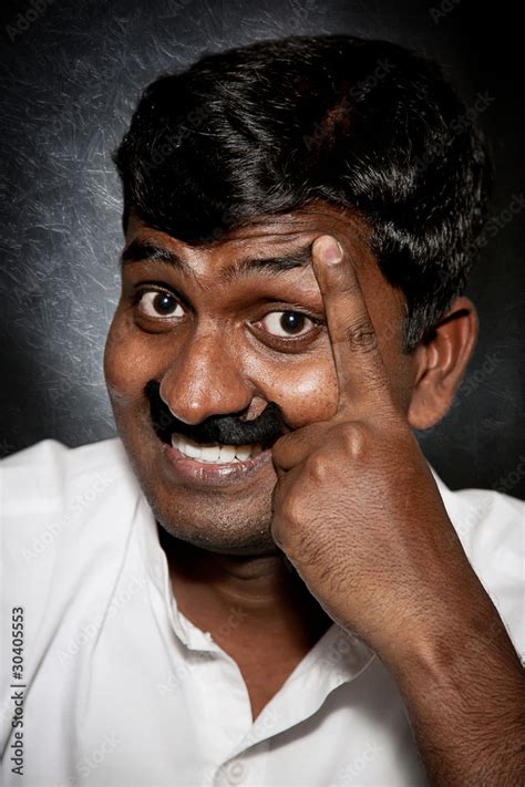 Indian Man With Moustache Stock Photo Adobe Stock