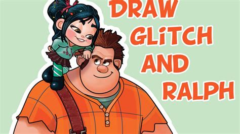 How To Draw Wreck It Ralph Easy Bend The Lines So That They Contour To