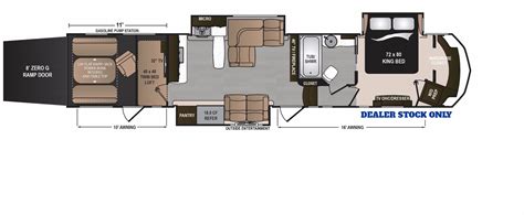 Voltage Rv Floorplans And Pictures Floor Plans 5th Wheel Rv 5th