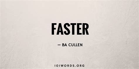 Faster 101 Words