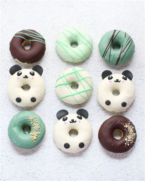Panda Donuts By Christinascupcakes Cute Baking Cute Donuts Cute