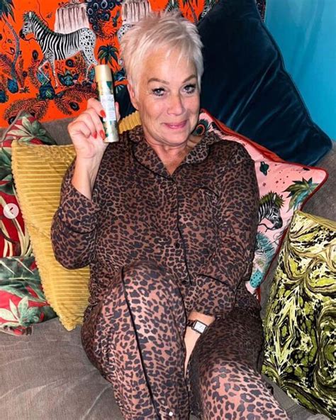 Denise Welch Shows Off Her Glowing Tan In Bright Green Swimsuit During