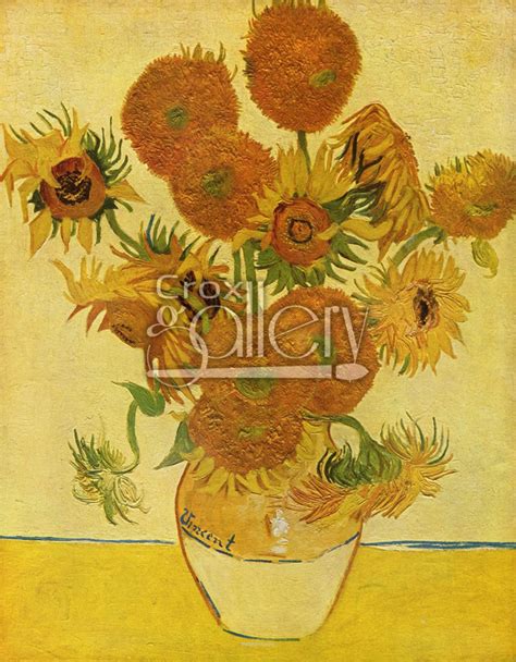 Sunflowers By Van Gogh Oil Painting Reproduction