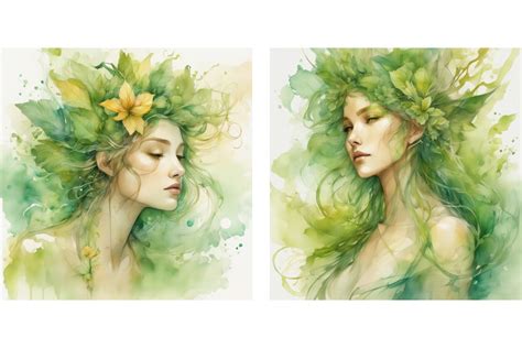 Spring Nymphs Graphic By Tanhili Designs · Creative Fabrica