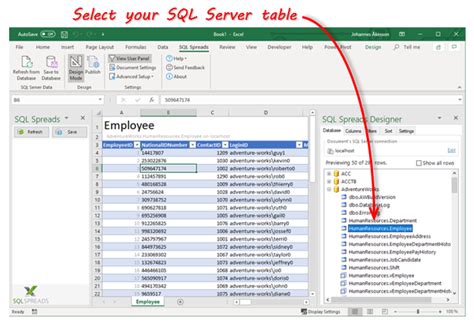How To Use The Sql Spreads Excel Add In To Import Data Into Sql Server