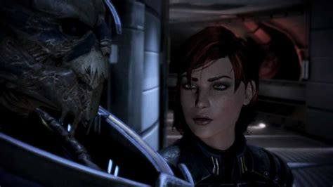 Garrus Femshep Romance Wall Paragon Youtube