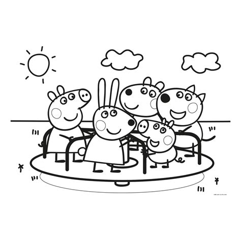 Peppa Pig Coloring Pages For Kids Pdf Printable Coloring Pages For Kids