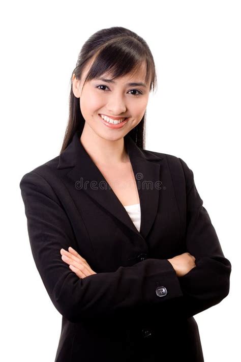 Confident Business Woman Stock Image Image Of Happiness