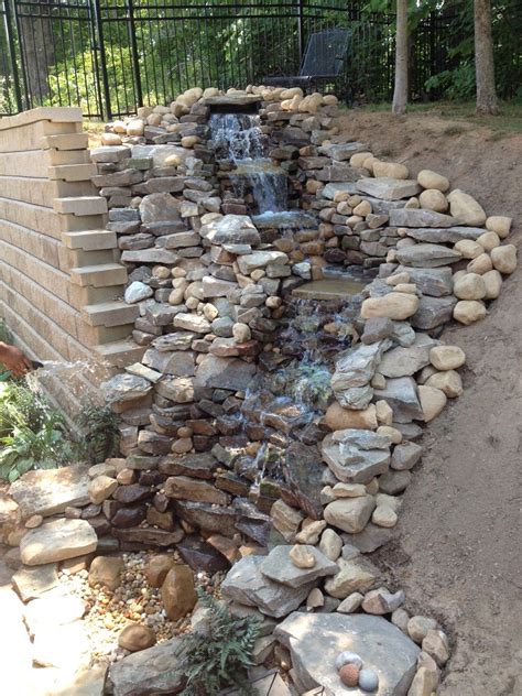 Our swimming pool waterfalls perfect for the do it yourself people to lift move and install while being a real hit for the contractor. Teacup Garden Disappearing Waterfall- pond-less for less maintenance? I'm interested ...