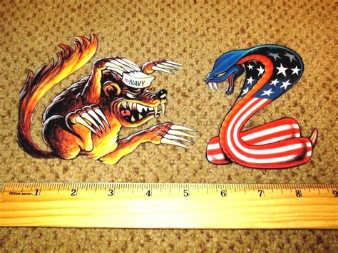 Hot Wheels Army Navy Snake And Mongoose Gloss Stickers Don Prudhomme Tom
