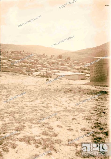 East Of The Jordan And Dead Sea Circassian Village Of Wady Seir 1900