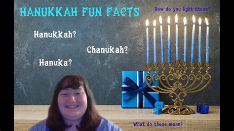 10 Fun Facts About Hanukkah Youtube