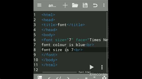 How To Change Font Color Size Font Of The Text In Html Write Html