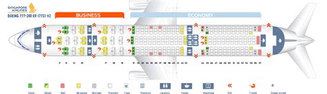 10 Seating Configuration Boeing 777 Singapore Airlines