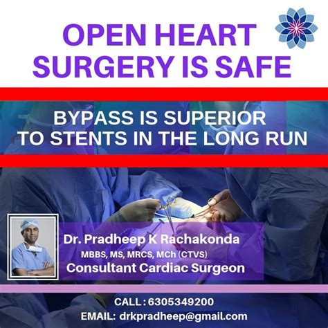Open Heart Surgery Is Safe Dr Pradheep K Rachakonda
