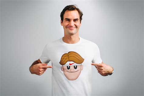 Nike court advantage classic roger federer mens large tennis polo shirt nwt. Roger Federer Emoji T-Shirts From NikeCourt