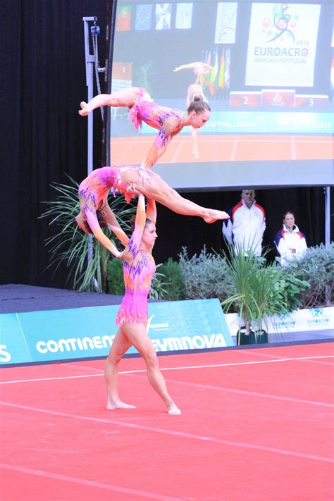 Acro European Championships 2013 Silver Medal Junior Womens Group Gb