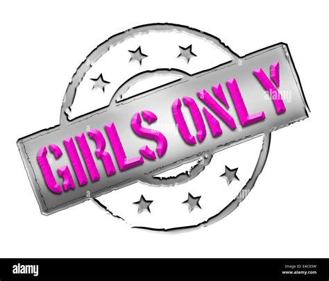 Stamp Girls Only Stock Photo Alamy