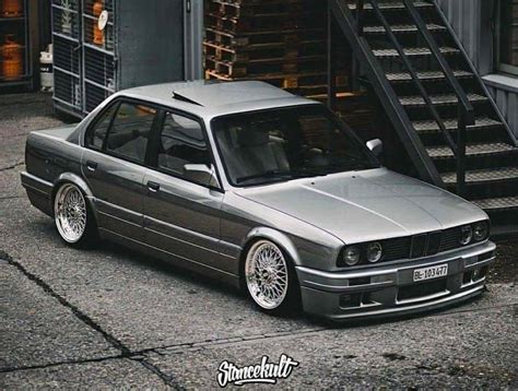 Bmw E30 3 Series Grey Stance Bmw E30 E30 Bmw