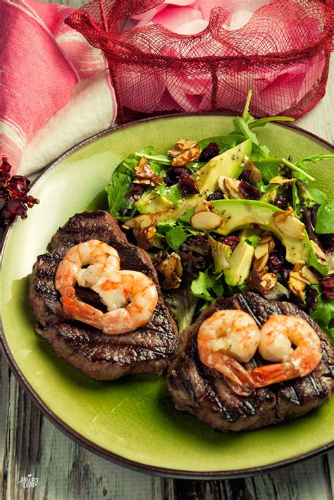 For this recipe i've used a garlic brown butter sauce. Beef Tenderloin And Shrimp | Paleo Leap