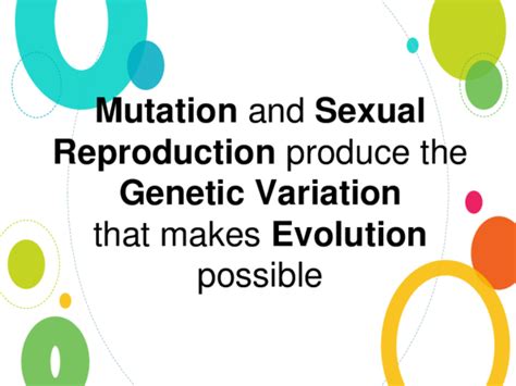 Ppt Mutation And Sexual Reproduction Produce The Genetic Variation Aaron Smith