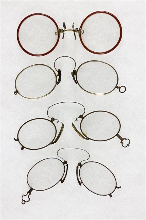 Lot Antique Pince Nez Eyeglasses 4