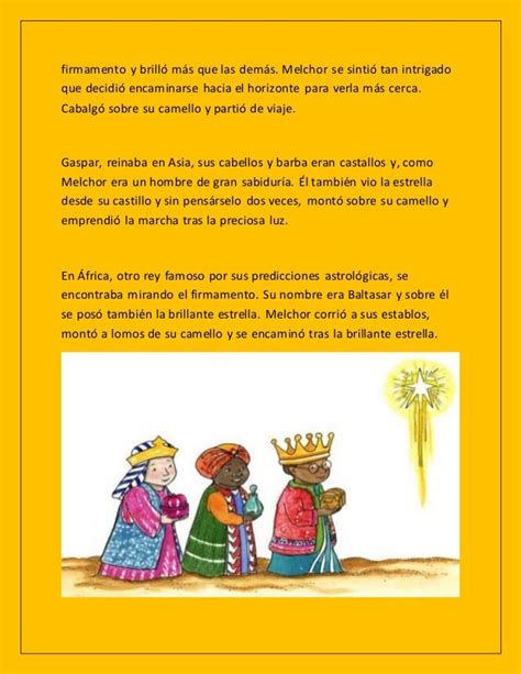 Historia De Los Reyes Magos Ninos