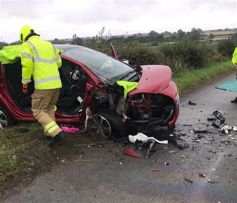 Driver Trapped And Four Injured In Bridgnorth Road Crash Express And Star