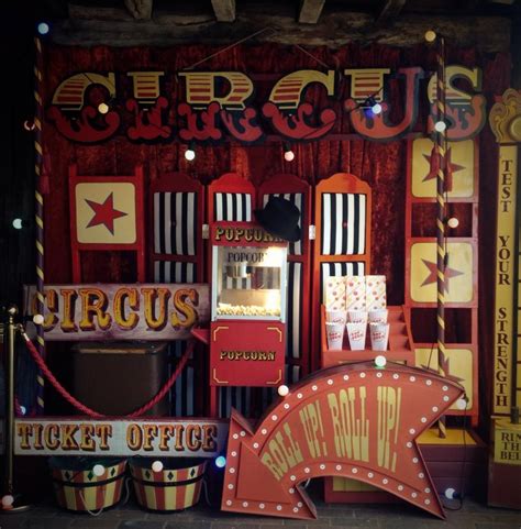 Circus Prop Ideas Roll Up Arrow Giant Vintage Circus Sign Circus