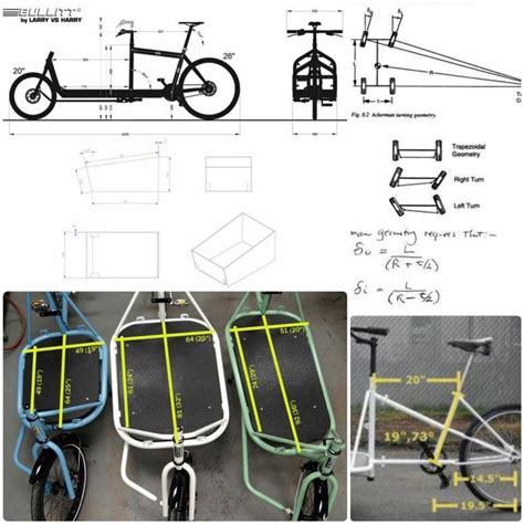 Cargo Bike Design Dimensions Quadro De Bicicleta Carros Quadriciclo