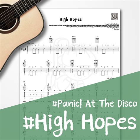 Panic At The Disco High Hopes 하루한곡 TAB악보