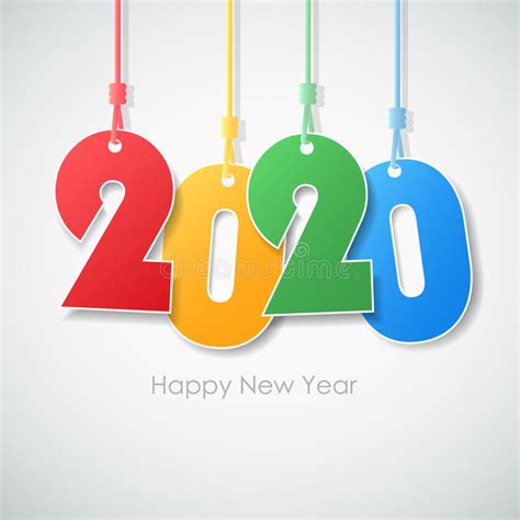 Check spelling or type a new query. Simple Greeting Card Happy New Year 2020. Stock Vector - Illustration of computer, greeting ...