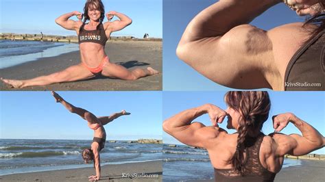 Kriv S Full Vids Monica Mollica Flexing Arm Wrestling And Lift Carry