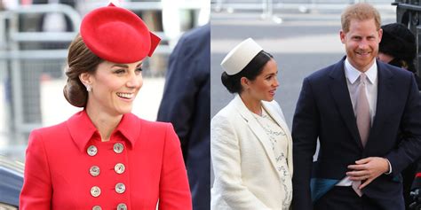 Duchesses Kate Middleton And Meghan Markle Join Their Husbands For