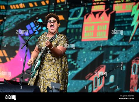 Brittany Howard Of Alabama Shakes Performing At The British Summer Time Festival In Hyde Park