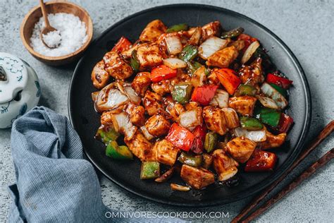 Chicken With Black Bean Sauce 豉汁爆鸡球 Omnivores Cookbook