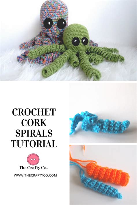 Crochet Corkscrew Spirals The Crafty Co Spiral Crochet Crochet