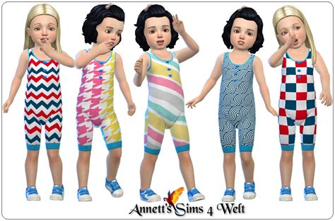 Sims 4 Ccs The Best Toddlers Underwear Bodysuits Nr 02 By Annett85