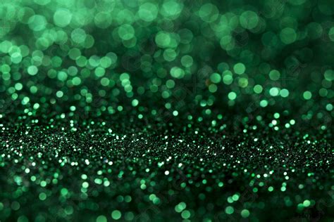 Green Glitter Texture Close Up Macro Abstract Sparkle Background