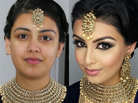 Indian Bollywood South Asian Bridal Makeup Start To Finish Mona
