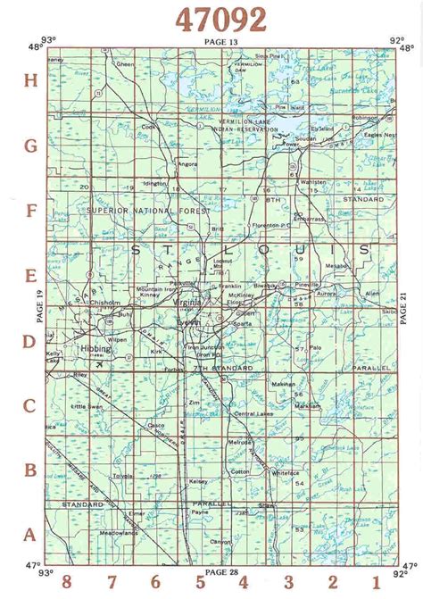 Themapstore Usgs Minnesota Topographic Maps