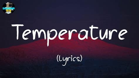 Temperature Sean Paul Lyrics Youtube