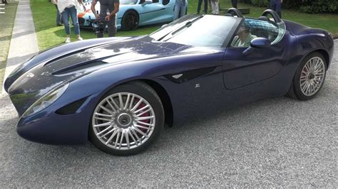 Open Roof Zagato Maserati Mostro Barchetta Debuts At Villa DEste