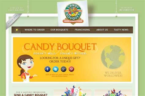30 Yummy Dessert And Candy Website Designs Vandelay Design