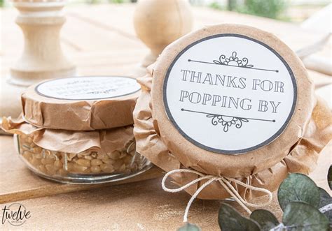 Simple And Easy Diy Wedding Favors With Printable Tags Twelve On Main