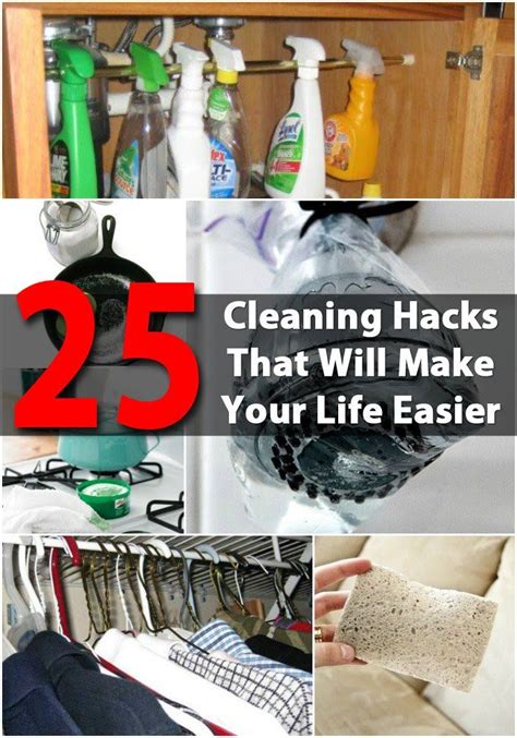 25 Cleaning Hacks That Will Make Your Life Easier Cleaning Hacks Diy