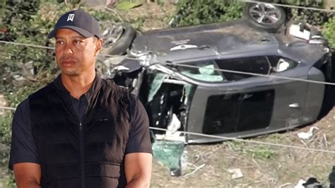Tiger Woods Hospitalised After Being Pulled Out Of Serious Car Crash