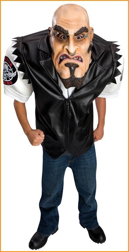 Giant Scary Biker Dude Costumes For Teens